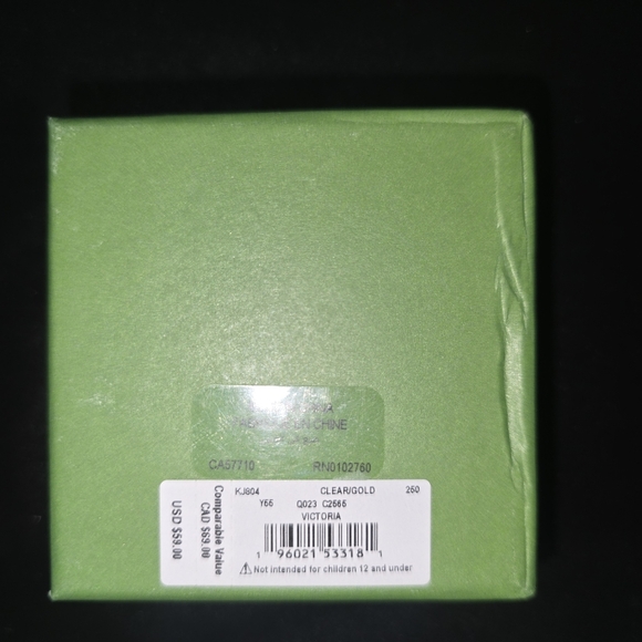 Kate Spade Victoria Pearl and CZ Earrings, New in Lime Green Gift Box - Picture 3 of 5